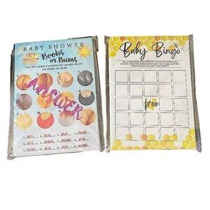 Baby Shower Games With Answer Keys New 2 Sets Of 30
